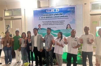 Kuliah Umum dan Aksi Bersih Lingkungan Jurusan Kehutanan Fakultas Pertanian Unpatti: Kerjasama Program Studi